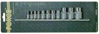 Набор головок TORX 1/2"-3/8"-1/4" Е-станд. 11пр. FORCE